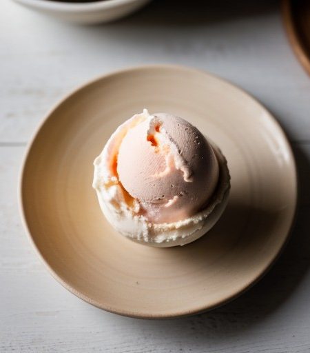 Peach Ice Cream recipe image