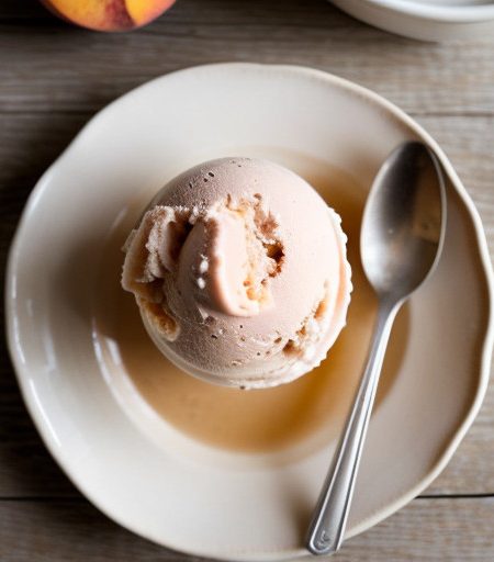 Peach Ice Cream Soda-Martha Stewart Living recipe image