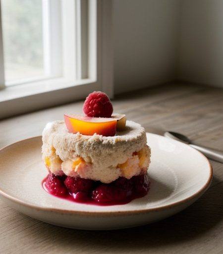 Peach Melba Dessert recipe image
