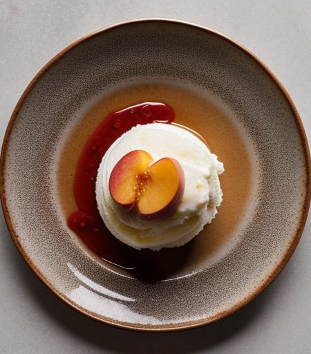 Peach Melba Dessert***(wcdj16 B recipe image