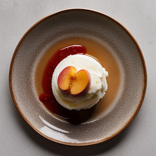 Peach Melba Dessert***(wcdj16 B recipe image