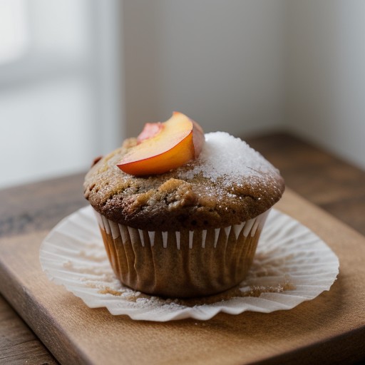 Peach Melba Muffins recipe image