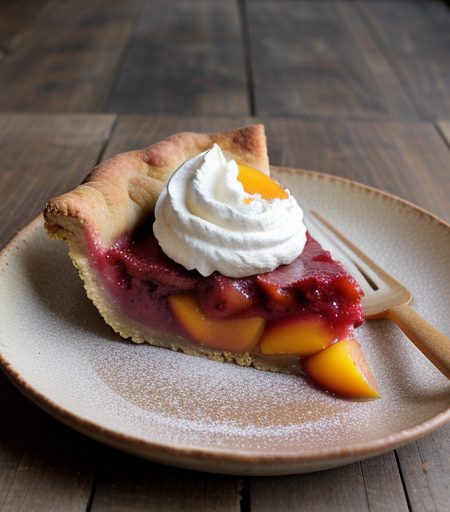 Peach Melba Pie recipe image