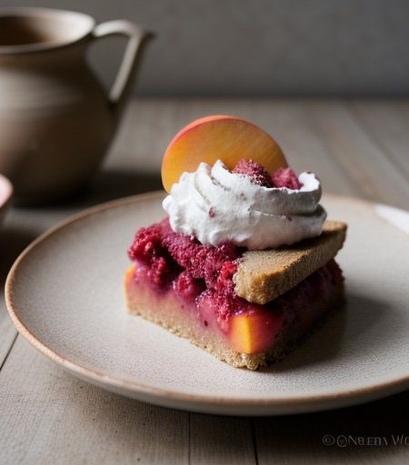 Peach Melba Snack recipe image