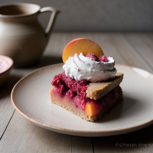 Peach Melba Snack recipe image