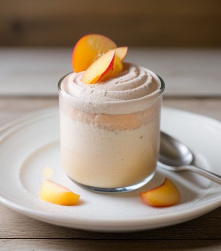 Peach Mousse recipe image