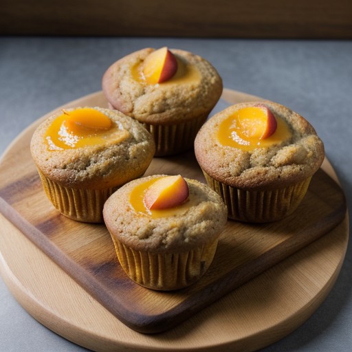 Peach Muffins recipe image