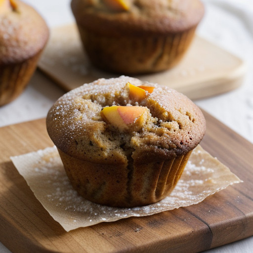 Peach Pecan Muffins recipe image