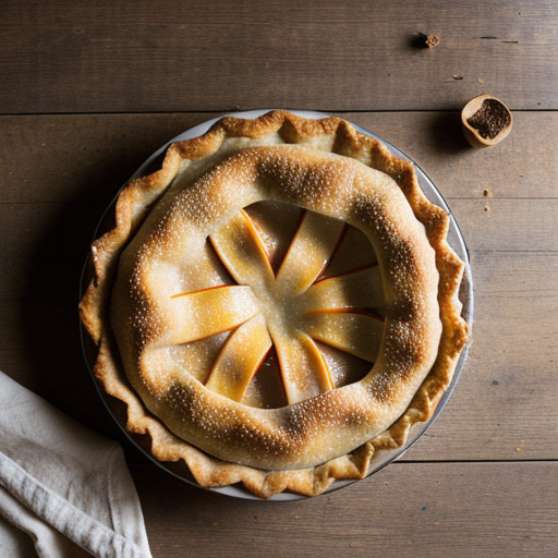 Peach Pie--9 Inch recipe image