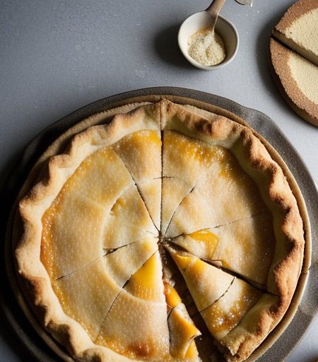 Peach Pizza Pie recipe image
