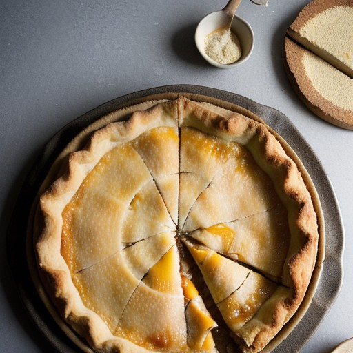 Peach Pizza Pie recipe image