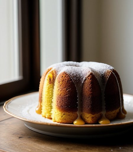 Peach Pound Cake recipe image
