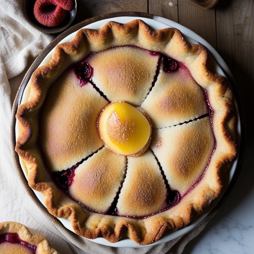 Peach & Raspberry Cobbler recipe image