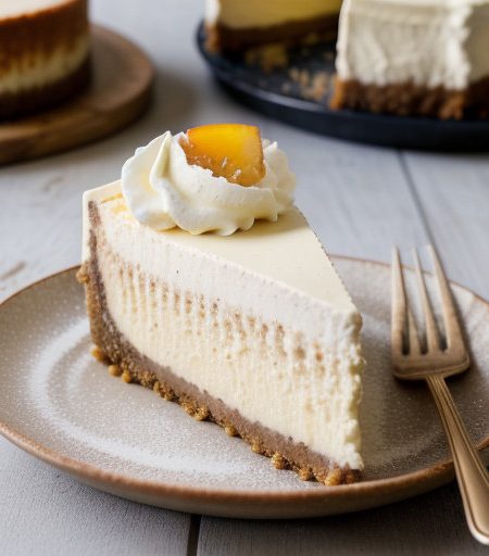 Peach Royale Cheesecake recipe image