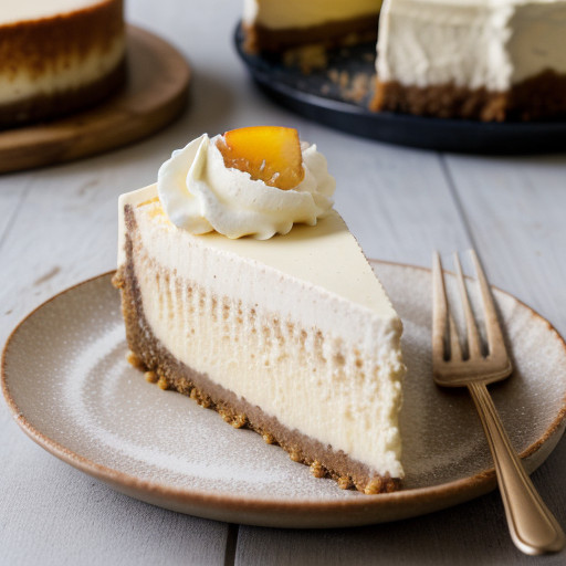 Peach Royale Cheesecake recipe image