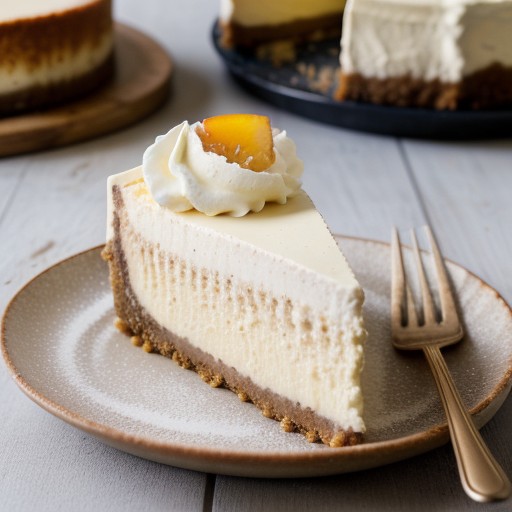 Peach Royale Cheesecake recipe image