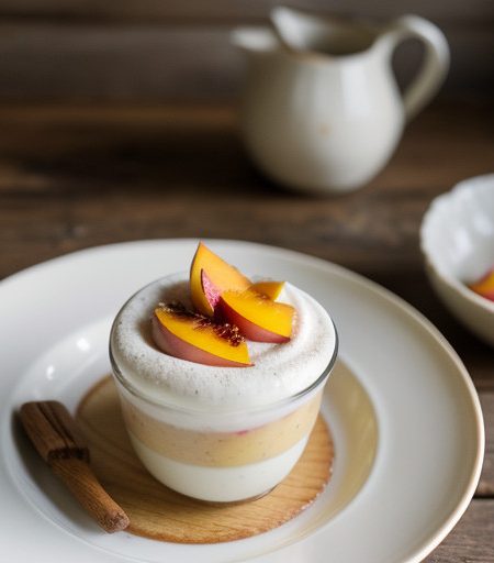 Peach Syllabub recipe image