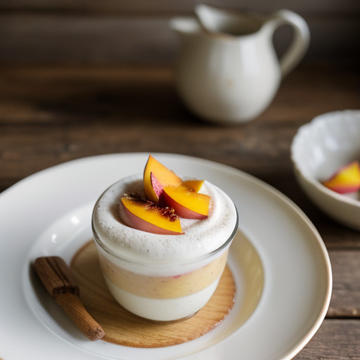 Peach Syllabub recipe image