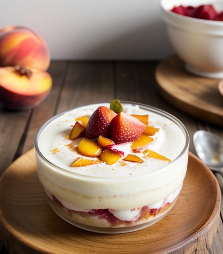 Peach Trifle recipe image