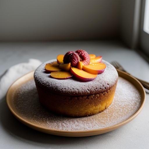 Peach Upside-Down Cake recipe image