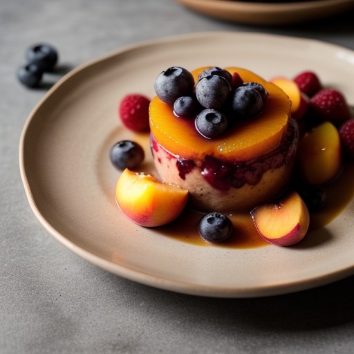Peach and Berry Compote (2.5 PTS recipe image