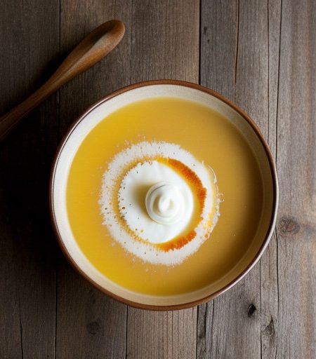 Peaches & Cream Soup recipe image