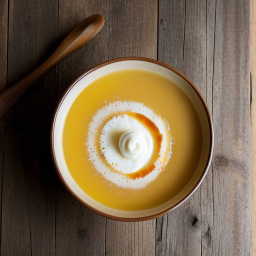 Peaches & Cream Soup recipe image