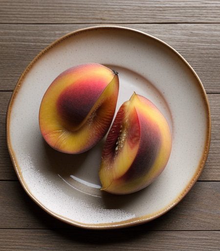 Peaches & Kiwi in Champagne recipe image