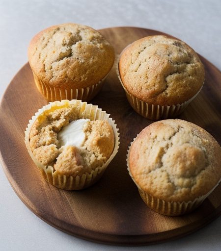 Peaches and Cream Muffins recipe image