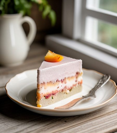 Peaches and Cream Terrine recipe image