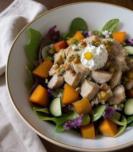 Peachy Chicken Salad recipe image