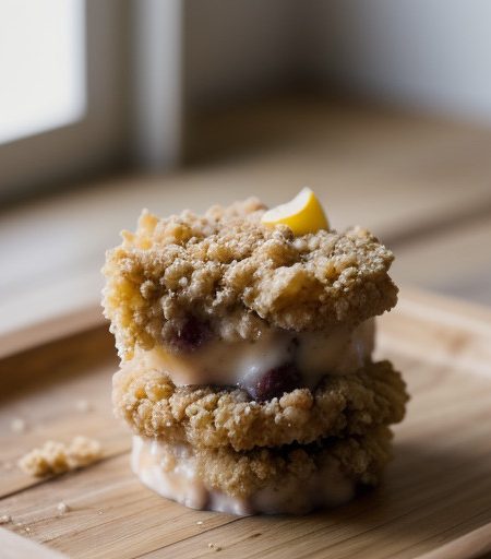 Peachy Lemon Crisp recipe image