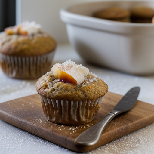 Peachy Pecan Muffins recipe image