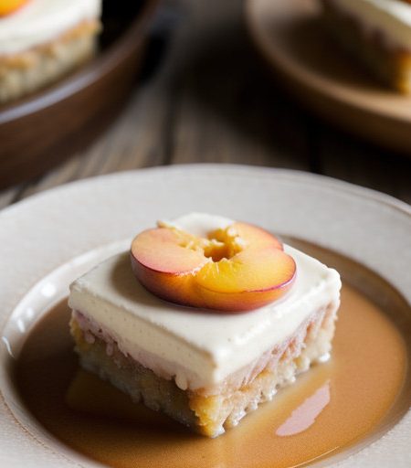 Peachy Pudding Bake recipe image