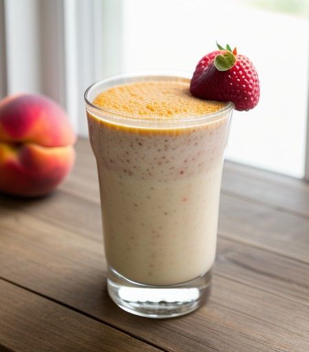 Peachy Pudding Shake recipe image
