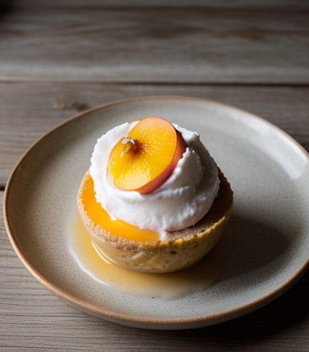 Peachy Yogurt Breakfast Sundae recipe image