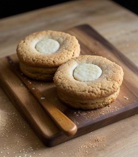 Peanut Banana Biscuits With Honey Glaze - Bon Appetit recipe image