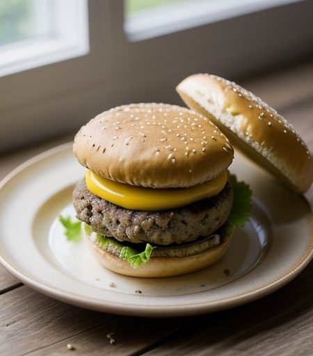 Peanut Burgers recipe image