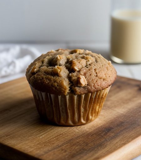 Peanut Butter Apple Muffins recipe image