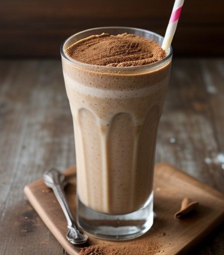Peanut-Butter-Banana Breakfast Shake recipe image