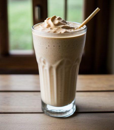 Peanut Butter Banana Milk Shake recipe image
