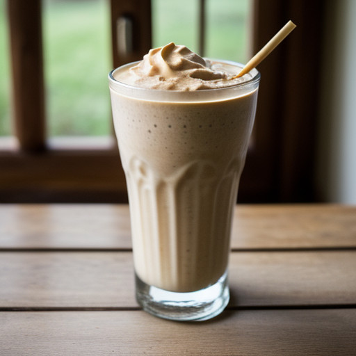 Peanut Butter Banana Milk Shake recipe image
