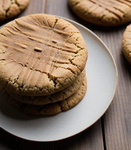 Peanut Butter Bulgur Cookies recipe image