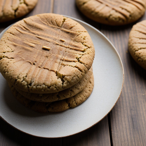 Peanut Butter Bulgur Cookies recipe image