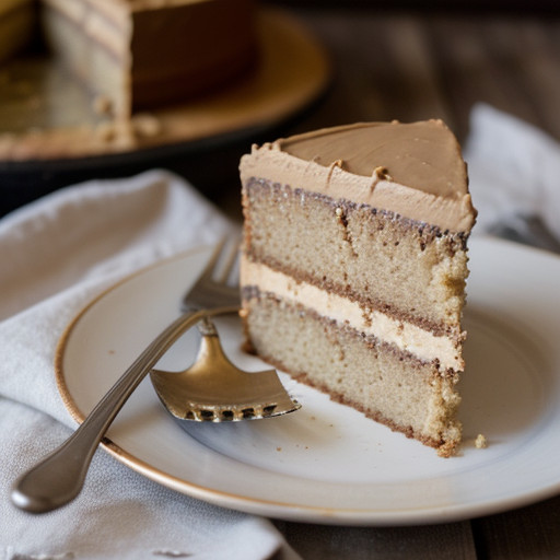 Peanut Butter Cake With Peanut Butter Frostin recipe image