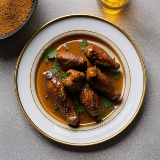 Peanut Butter Chicken Wings recipe image