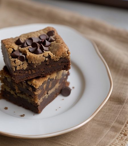 Peanut Butter Choco Chip Squares recipe image