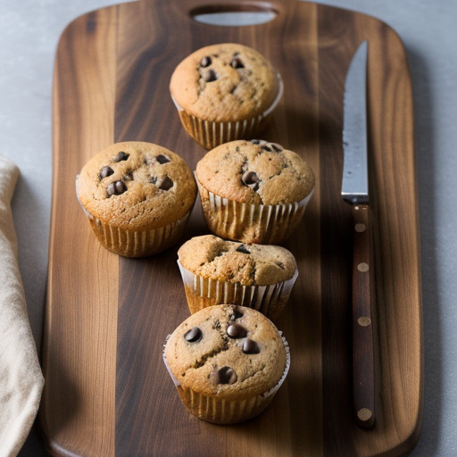 Peanut Butter Chocolate Chip Muffins recipe image