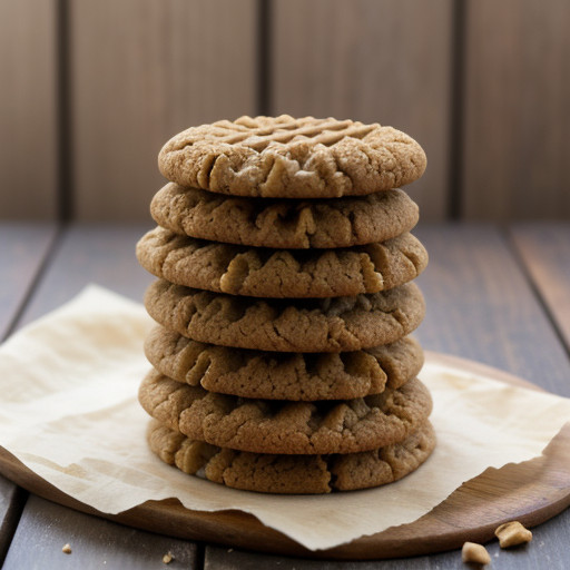 Peanut Butter Cookies Bw recipe image