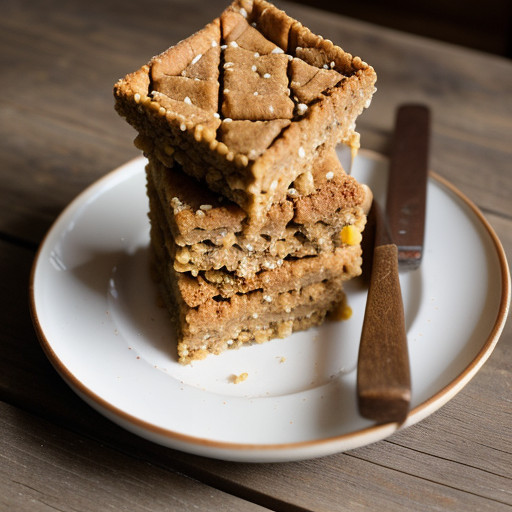 Peanut Butter Cornflakes Squares recipe image